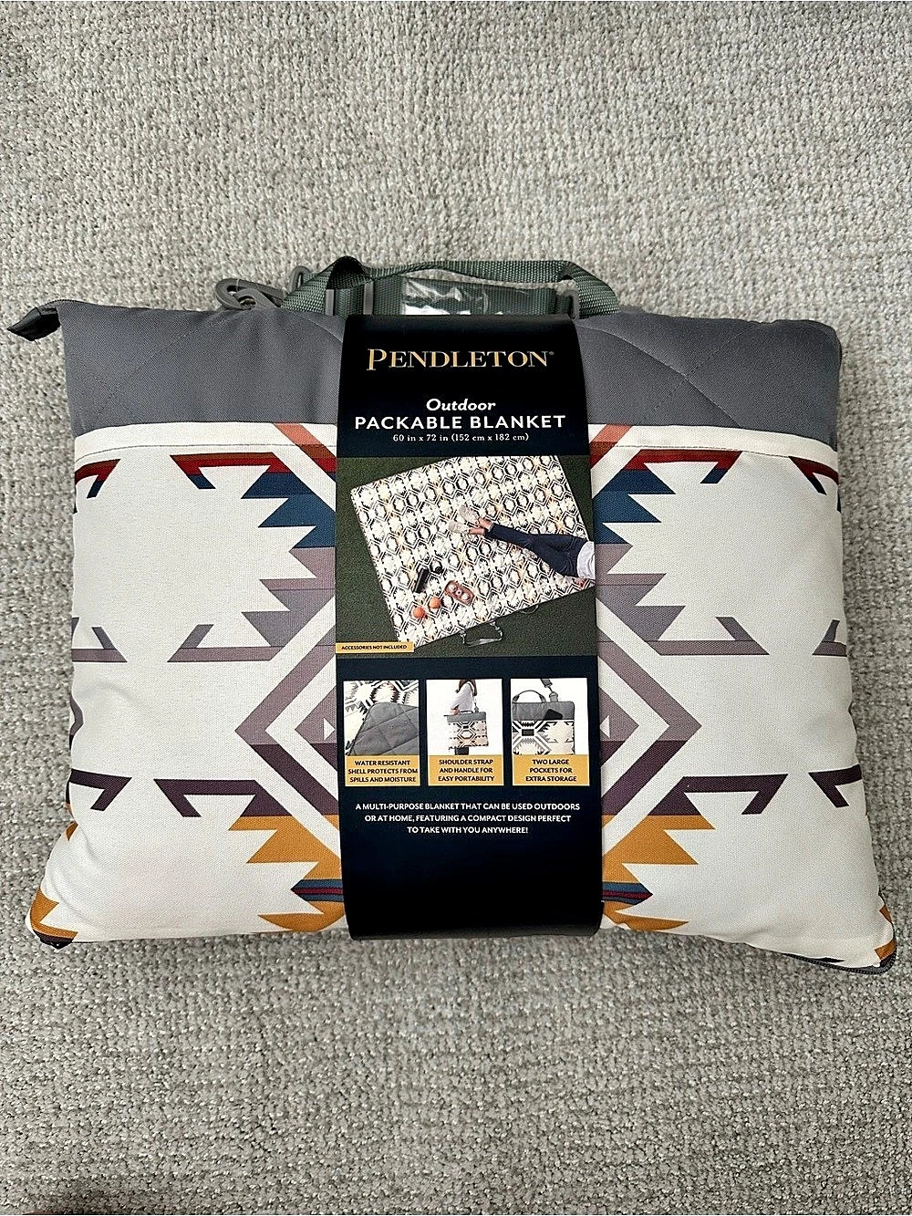 Pendleton Outdoor Packable Blanket Geometric Packable Blanket